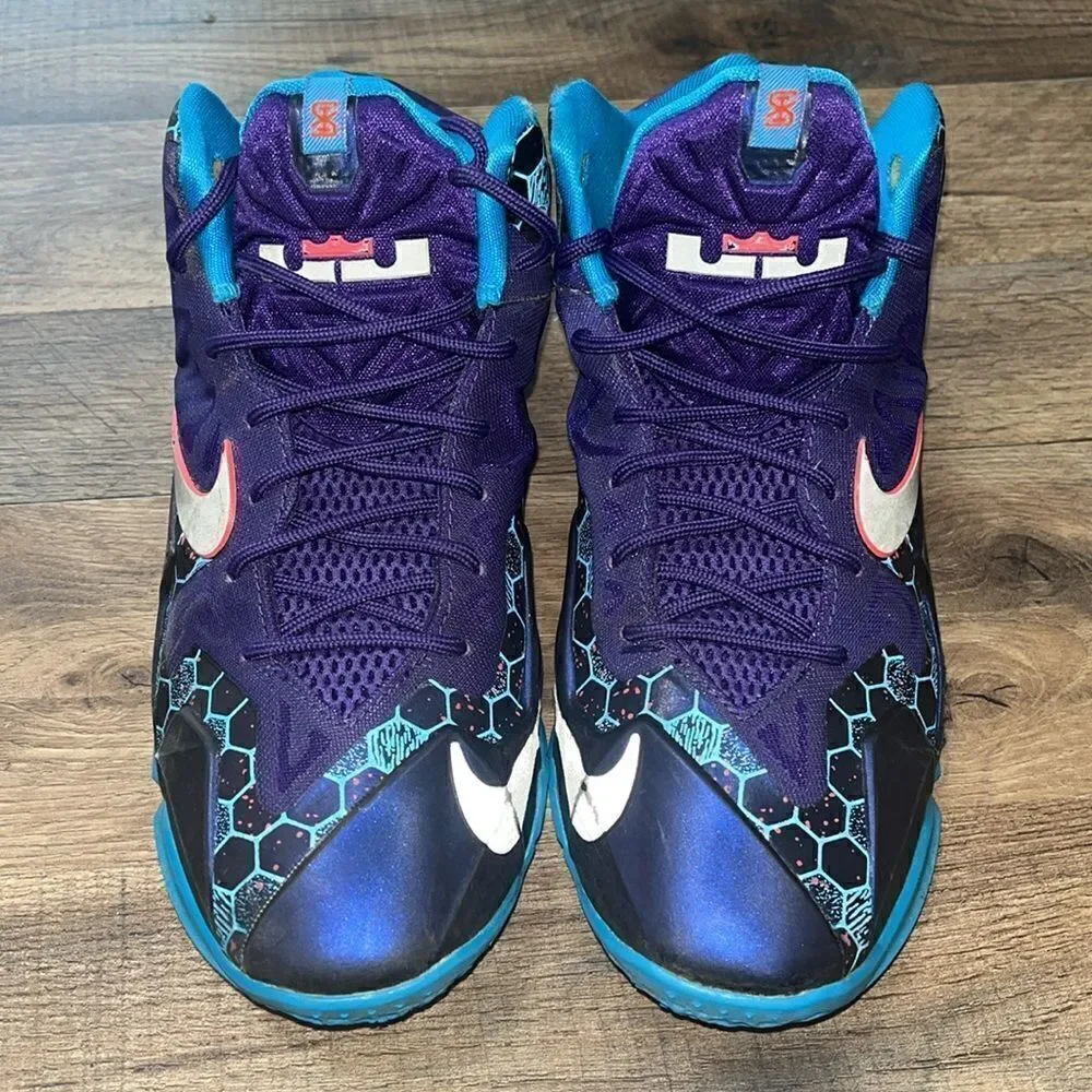 Nike Lebron XI 11 Summit Lakes Hornets Size 5.5Y